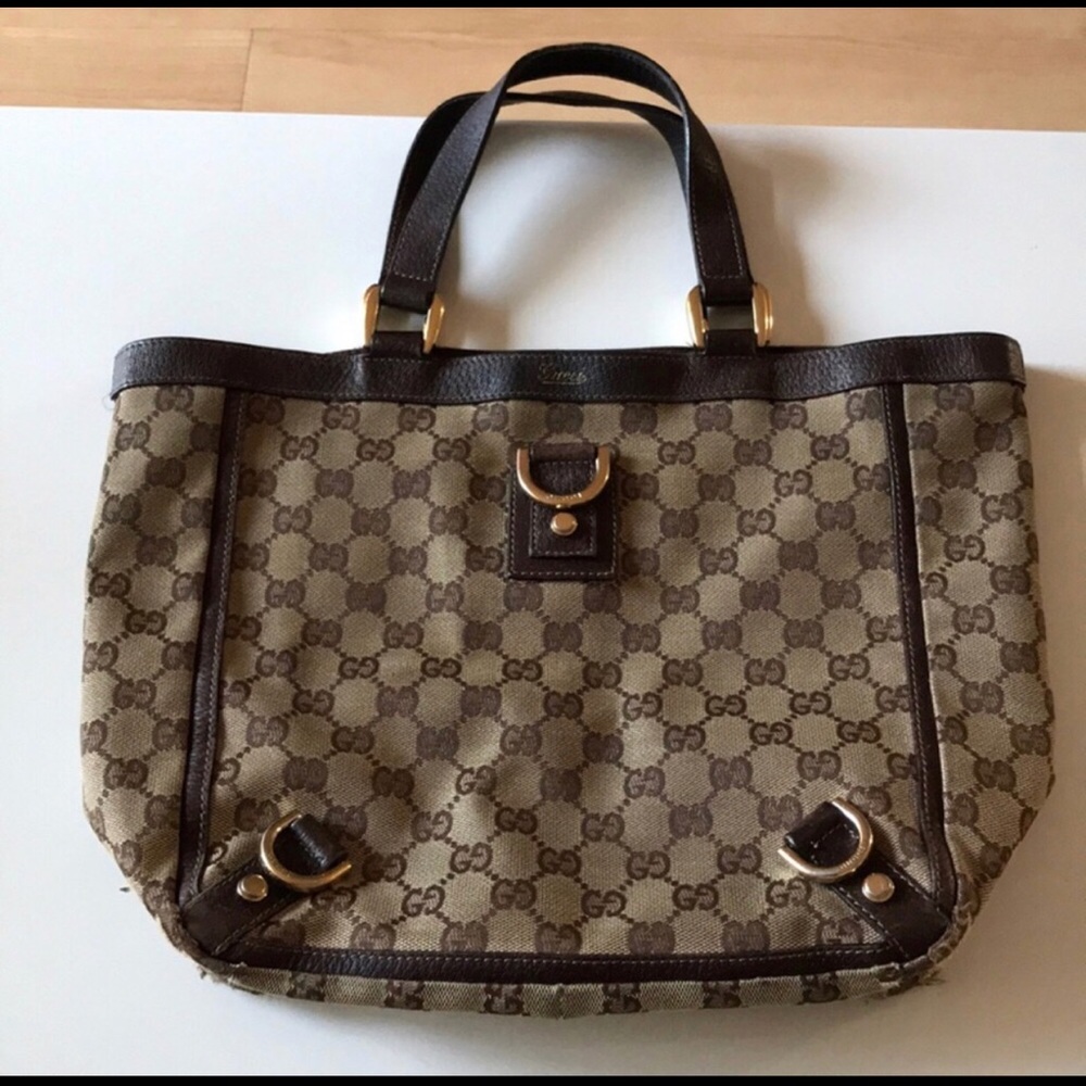 Gucci La Storia Brown Tote Bag